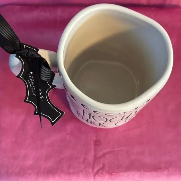 Rae Dunn Halloween Cat Mug with Moon Phases - Picture 3 of 4